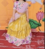 Picture of Pure pattu gold half saree 4-6y