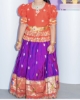 Picture of 2 in 1 Pure Paithani lehenga 4-5y