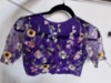 Picture of Purple lehenga with floral croptop 