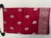 Picture of Dark Pink Banaras saree with silver zari