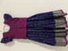Picture of Pure kanchi pattu lehanga with contrast blouse 4-6Y