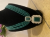 Picture of Beaded Mala with pendant and matching earrings 