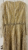 Picture of Designer Mac Duggal silver sequin gown