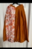 Picture of Light Burnt orange crop top lehenga