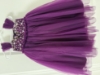 Picture of Dark Purple Birthday Frock 1y