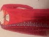 Picture of Pure Georgette long frock with cutwork organza dupatta 