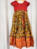 Picture of Pure Pen Kalamkari Kanchi Pattu frock 6-7y