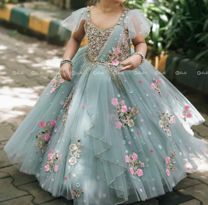 Picture of Alia bhat inspired designer frock 4-5y