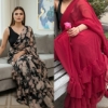 Picture of Ruffle saree combo