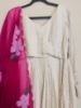 Picture of Pure Chikankari long frock with hand painted dupatta 