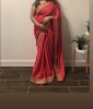 Picture of Pinkish peach patola saree