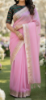 Picture of Pure Kota Doria Gota Patti work saree with  metallic thread work blouse 