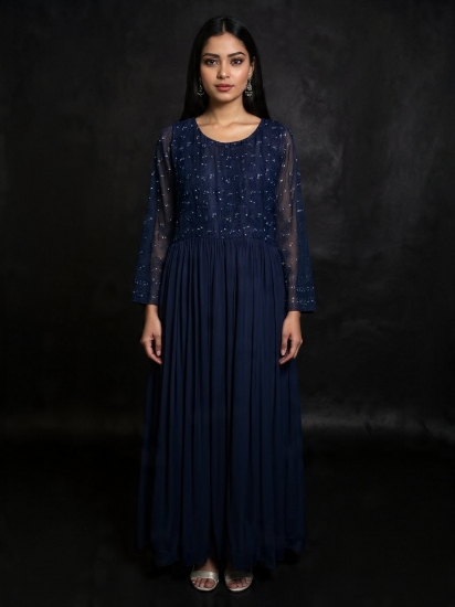 Picture of Chikenkari long frock