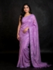 Picture of Silk and Sequin Saree combo