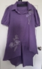 Picture of Purple Coord Set and Blue Aline Hadpainted Dress