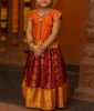Picture of New Pure kanchi pattu langa 3-4 years