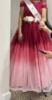 Picture of Pink gender reveal long frock