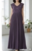 Picture of Designer the saache Purple Long Dress 