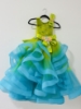 Picture of Li & Li Birthday Frock Green and Aqua Blue 6-7y
