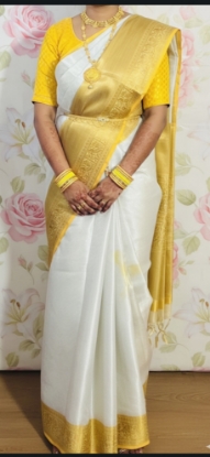 Picture of Pure Tanchoi Silk Banarasi Pattu from banaras. 