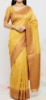 Picture of Never worn Pure Mini Kanchi Saree in mango yellow color