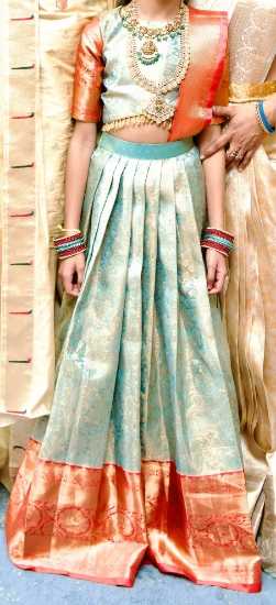 Picture of Tissue Kanchipattu langa 7-8y