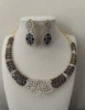 Picture of Ad necklace set in sapphire 