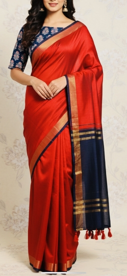 Picture of Pure Mysore silk saree with blouse