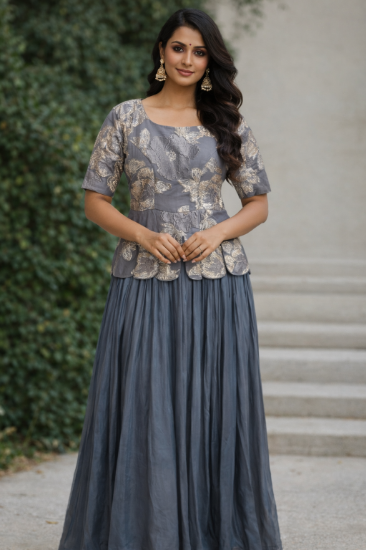 Picture of Never worn lehenga with peplum top