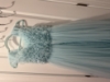 Picture of Maternity baby blue photoshoot dress