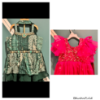 Picture of Green sharara dress and pink frock 2-3y