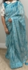 Picture of Light blue organza saree 