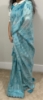 Picture of Light blue organza saree 