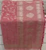 Picture of Pre-owned Pastel Pink Banarasi Silk Sari
