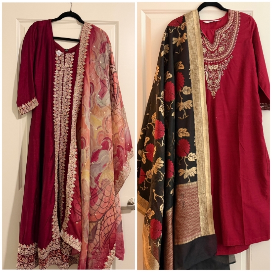 Picture of Taruni & Biba brand 3 piece kurta set