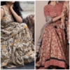 Picture of Kalamkari Dress and Croptop Combo
