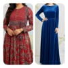 Picture of Combo : Jaipur & Velvet Long Frocks 