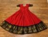 Picture of Red Sungudi long frock