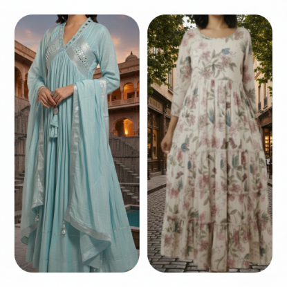 Picture of Combo:Designer Long Frocks 