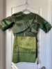 Picture of NEW Banaras Brocade Saree In Olive Green color