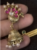 Picture of Pachi kundan and lakshmi neck combo