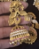 Picture of Peacock and navaratan jhumkas combo
