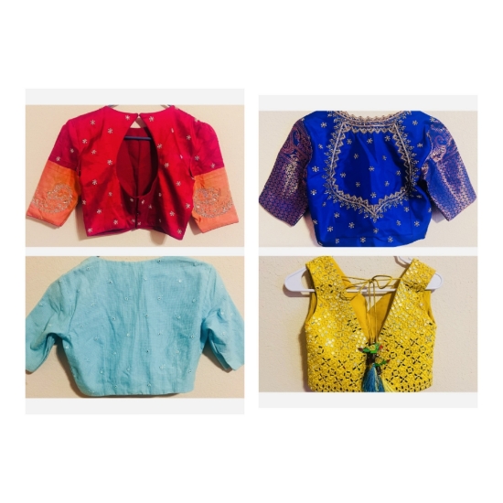 Picture of Combo : 4 Designer Blouses 