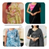 Picture of Combo : 4 Party Wear Sarees & Blouses 