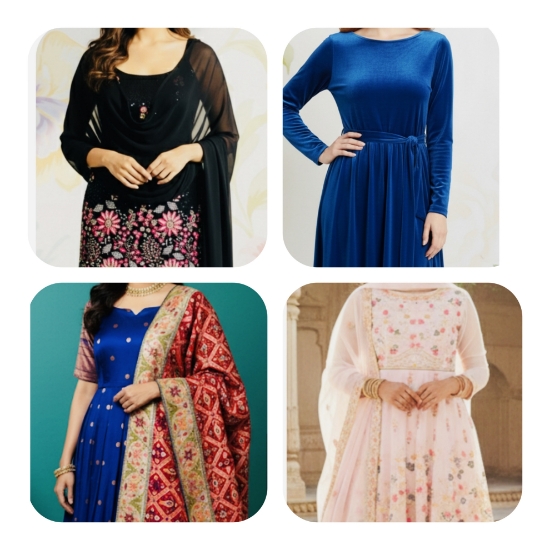 Picture of Combo : 4 Designer Outfits 