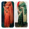 Picture of Combo : Pure Banarasi & Muslin Sarees