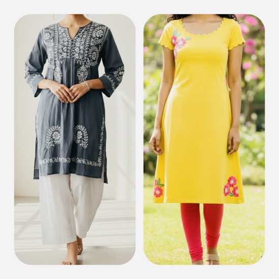 Picture of Combo : NEW 2 Pc : Hand Embroidered Sets 