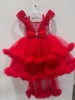 Picture of Red party wear frock 1-2y