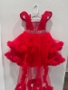 Picture of Red party wear frock 1-2y
