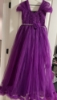 Picture of Purple netted long frock 